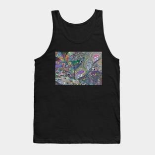 Colorful Trippy Doodle Tank Top